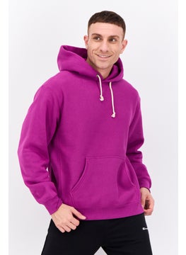 Champion Men Sportswear Fit Long Sleeves Outdoor Sweatshirt, Purple  - Image 1