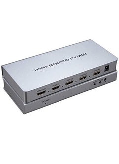 Tobo 4X1 HDMI Multi-viewer HDMI Quad Screen Real Time Multiviewer with HDMI Seamless Switcher Function Full 1080P&3D Support 5 Modes for PS3/PC/STB/DVD (4X1 HDMI Multi-viewer)(TD-427H-05)