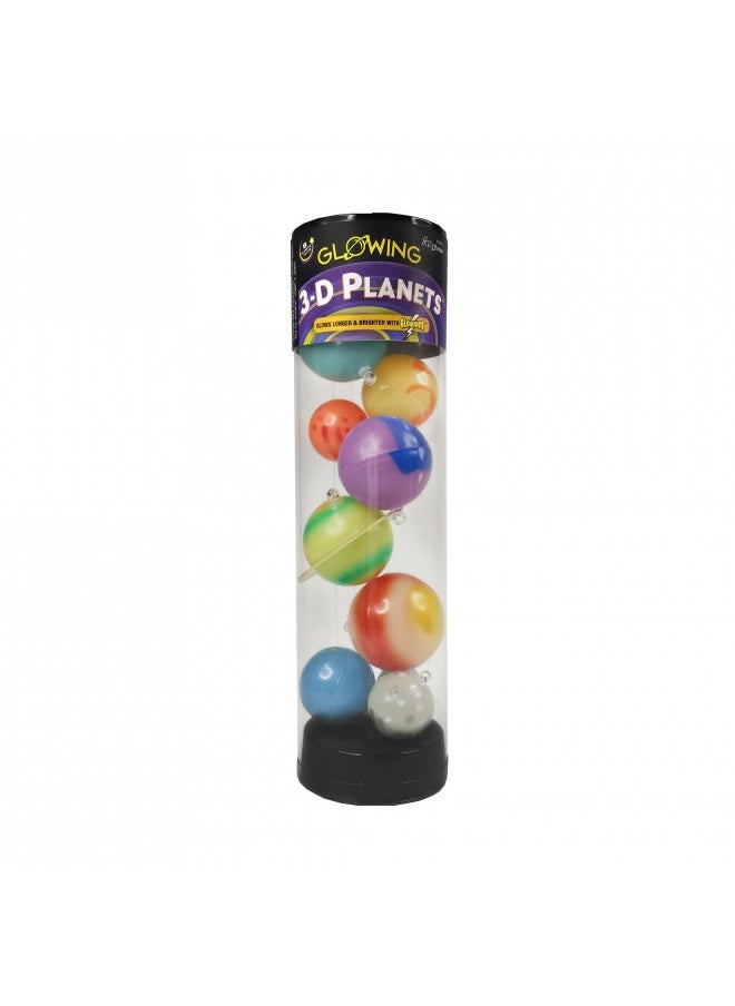 University Games University Games 3-D Planets In A Tube Glow-In-The-Dark  - Image 3