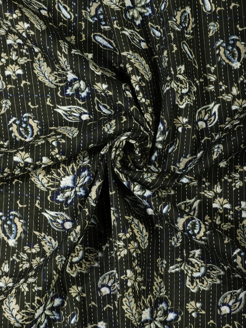 أيه كيه إس Floral Print Fabric One Meter for Crafting