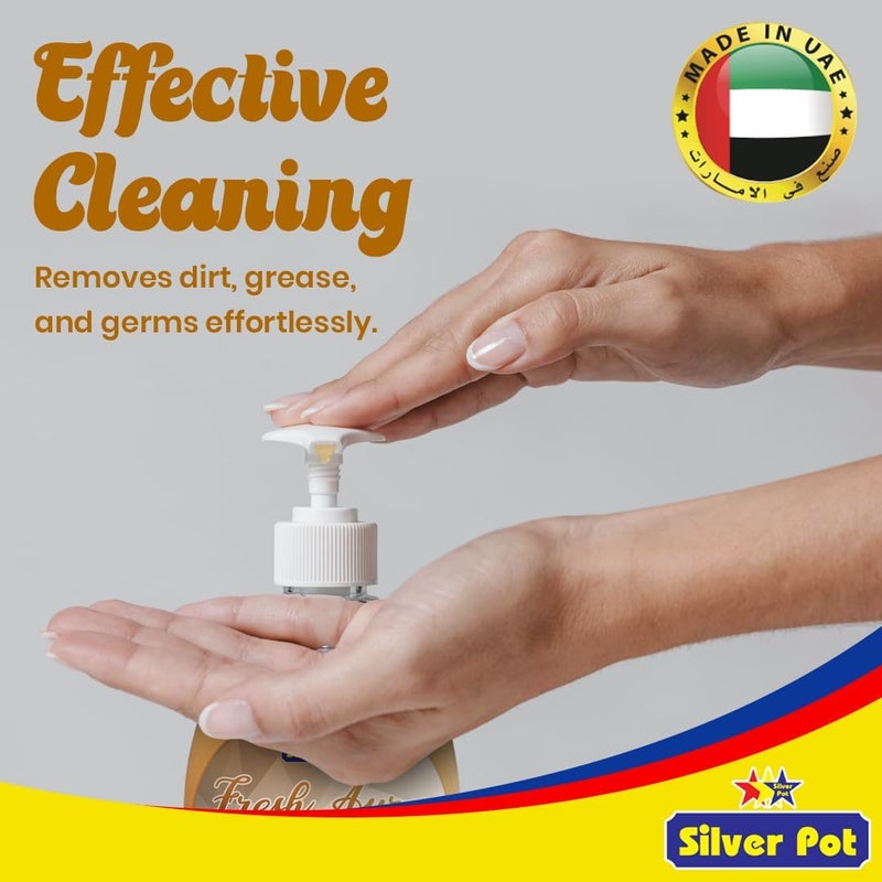 Silver Pot غسول يدين بنكهة الخوخ والمانجو من سيلفر بوت - عبوة مزدوجة - Image 2