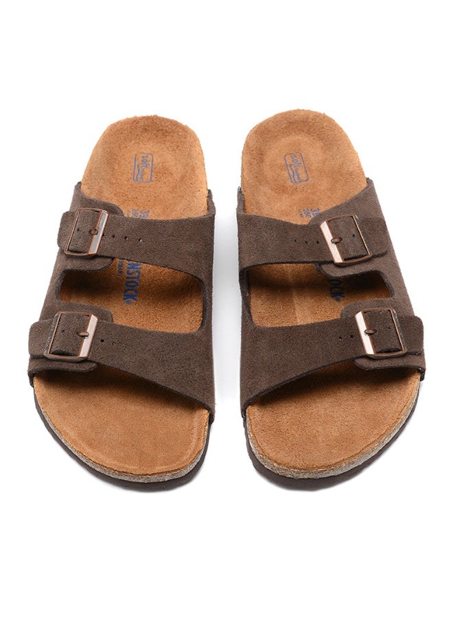 Birkenstock Style Double Buckle Casual Slides - Image 3