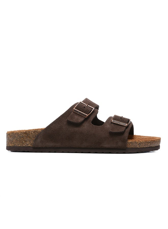 Birkenstock Style Double Buckle Casual Slides - Image 2