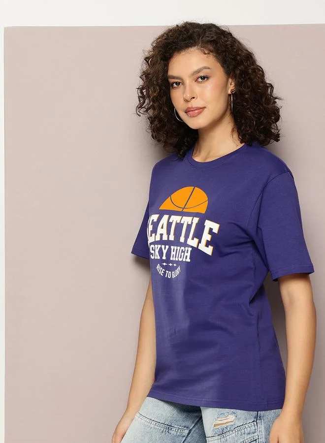 Dillinger Women Oversized Crew Neck T-Shirt