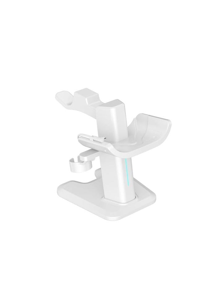 erorex Quest 3 Headset Charging Dock, VR Display Stand Accessories Compatible with Quest 3 VR Headset and Touch Controllers - Image 2