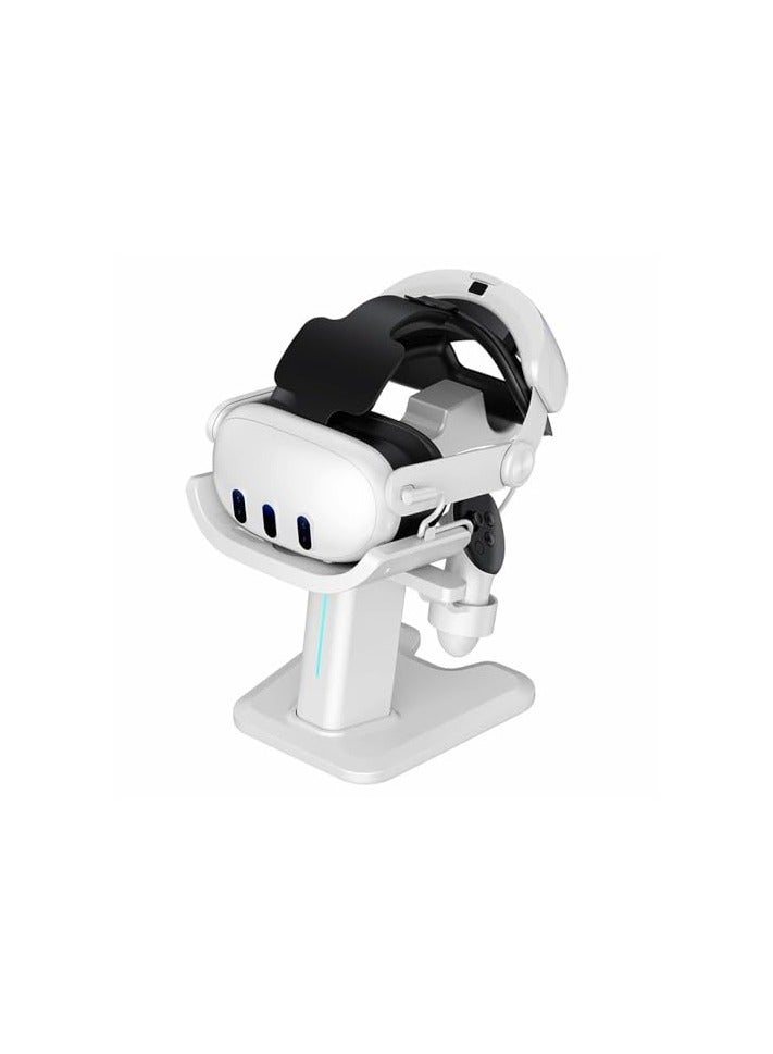 erorex Quest 3 Headset Charging Dock, VR Display Stand Accessories Compatible with Quest 3 VR Headset and Touch Controllers - Image 1