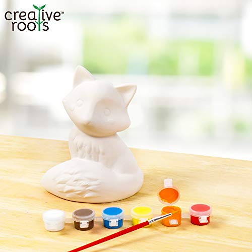 Creative Roots Paint Your Own Fox DIY Fox Kids Painting Set Creativity for Kids Ceramic Painting Kit for Kids Ceramics to Paint Paint Your Own Ceramic Ages 5 - Image 5