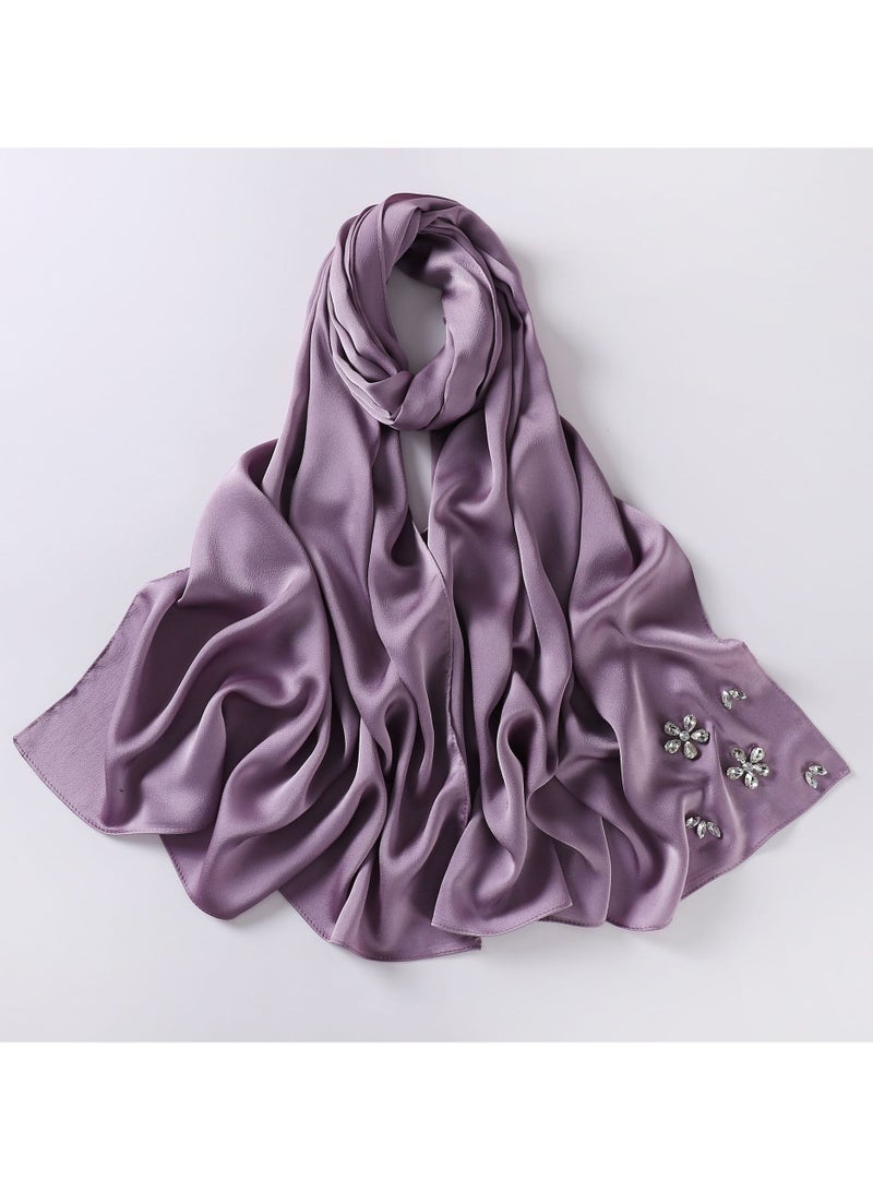 Nariele New Chiffon Handmade Diamond Headscarf - Image 1