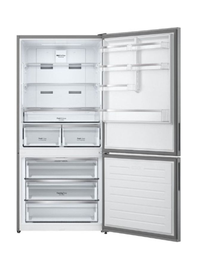 LG Refrigerator With Bottom Freezer, 526 Liter GTF569PSAM silver - Image 2