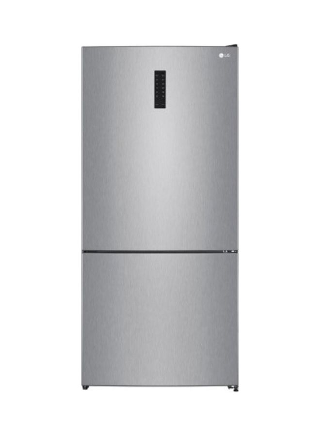 LG Refrigerator With Bottom Freezer, 526 Liter GTF569PSAM silver - Image 1