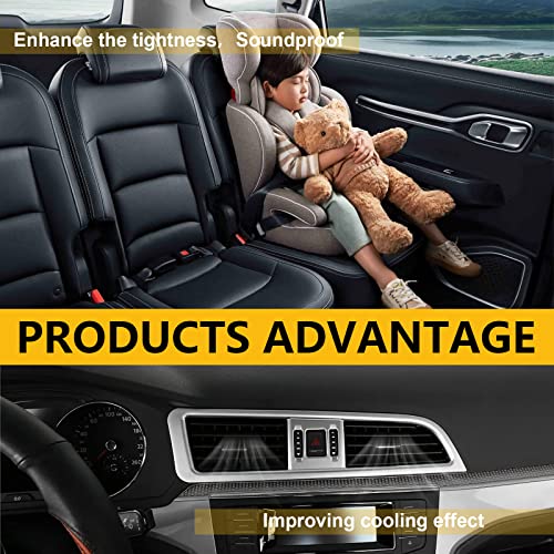 Rritess Car Door Seal Strip 59 Ft, Car Weather Stripping Double Layer L Shape Soundproofing Weatherstrip Self Adhesive for Auto Door (18M/59Ft). - Image 4