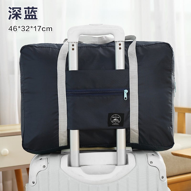 Large-Capacity Travel Bag For Women, Foldable Luggage, Maternity Bag, Storage Bag, Satchel Hand-Held Simple Short-Distance Trolley Bag - Image 1