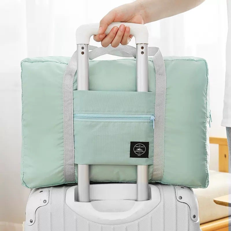 Large-Capacity Travel Bag For Women, Foldable Luggage, Maternity Bag, Storage Bag, Satchel Hand-Held Simple Short-Distance Trolley Bag - Image 2