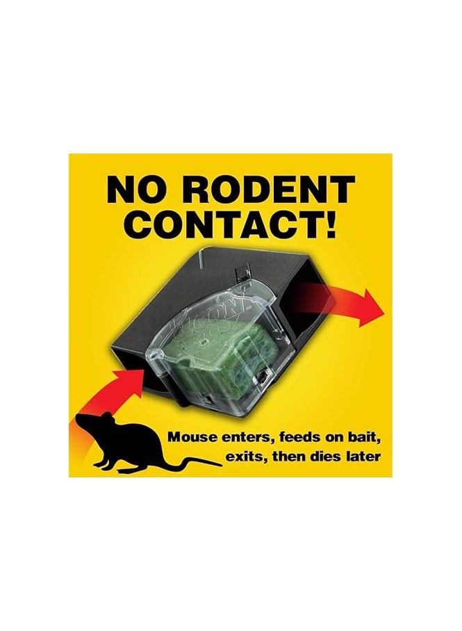 d-con d-CON Refillable Corner Fit Mouse Bait Station, 1 Trap + 18 Bait Refills  - Image 5
