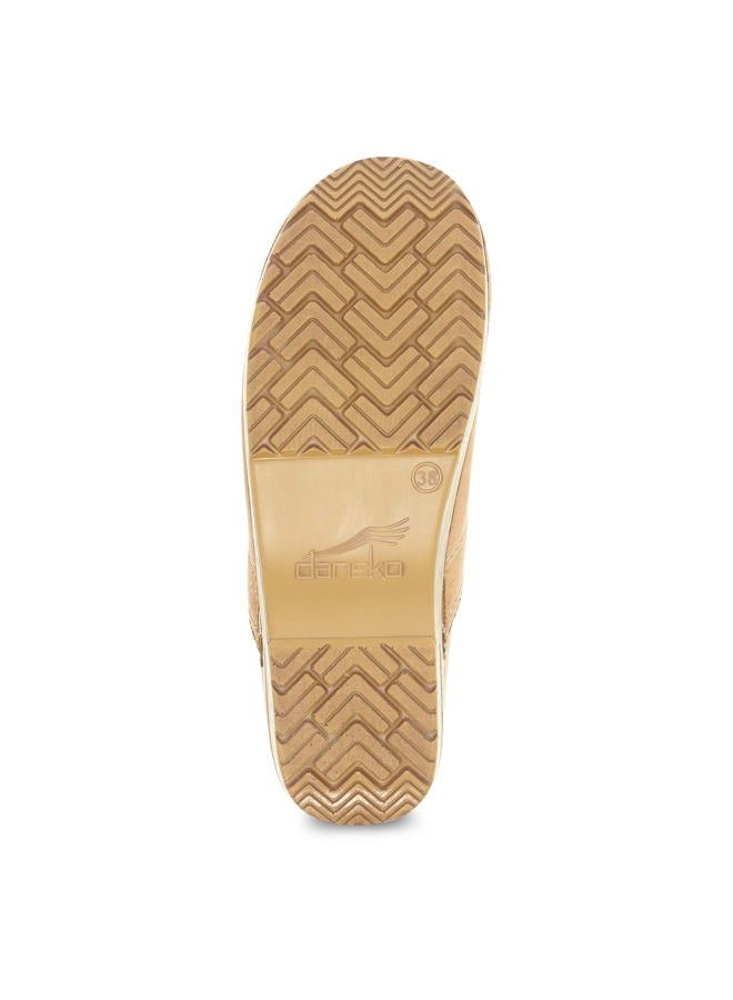 Dansko Women's Professional Clog, Honey Distressed, 6.5/7 UK Wide - Image 3