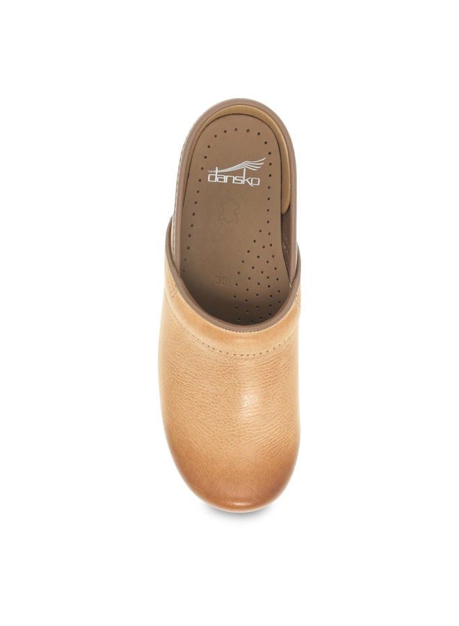 Dansko Women's Professional Clog, Honey Distressed, 6.5/7 UK Wide - Image 2