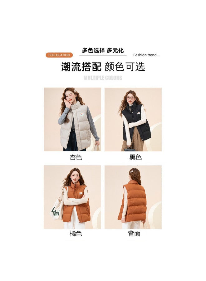 Baleno Spring And Autumn Hong Kong Style Sleeveless Stand Collar Vest Cotton Garment Comfortable Casual Outdoor Sports Cardigan Waistcoat - Image 3