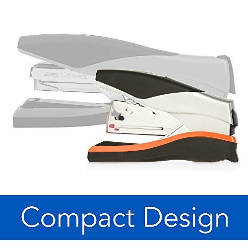 Swingline Stapler, Half Strip Desktop Stapler, 40 Sheet Capacity, Low Force, Compact Size, Office, Desk, Optima 40, Orange/Silver/Black, 6 Pack (87842) - Image 4