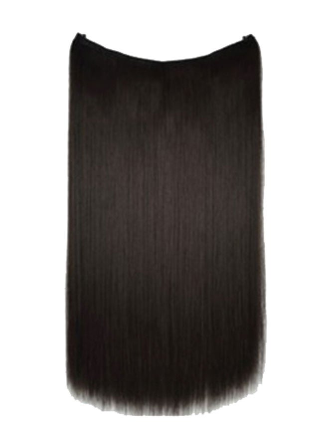 NIBEMINENT Seamless Straight Hair Extension 06 Black Long