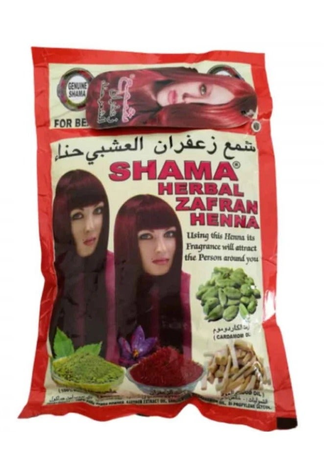 شامة شمع زعفران العشبي حناء - 150غرام - Image 1