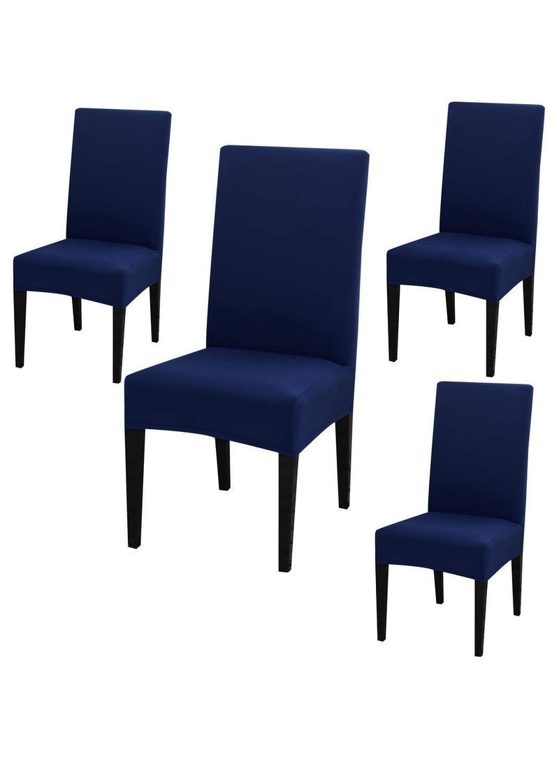Cloud Search Cloud Search Dining Chair Cover Dining Chair Covers Set of 4 Easy Chair Cloth Elastic and Washable Dining Table Chair Cover Seater Waterproof Elastic Chair Covers for Home Party Wedding  - Image 1