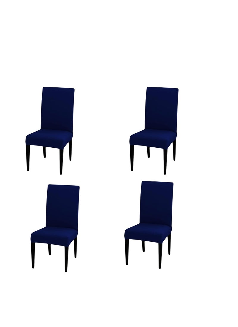 Cloud Search Cloud Search Dining Chair Cover Dining Chair Covers Set of 4 Easy Chair Cloth Elastic and Washable Dining Table Chair Cover Seater Waterproof Elastic Chair Covers for Home Party Wedding  - Image 2