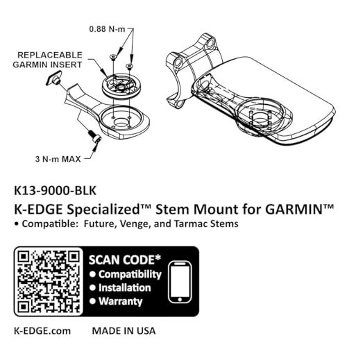 K-Edge | Specialized Future Bicycle Computer Handlebar Mount | Garmin | Black - Image 5