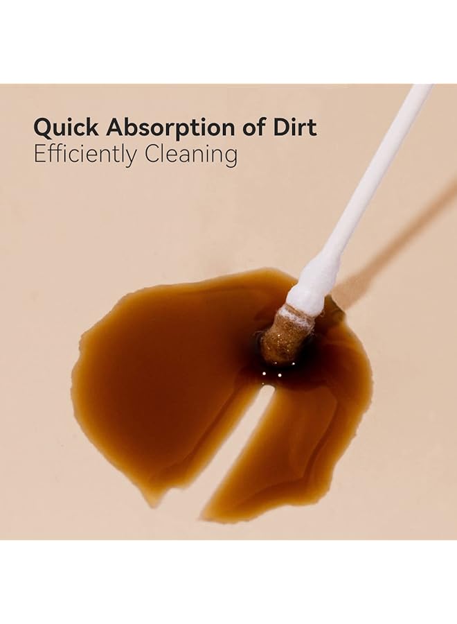 ECVV 400 Pieces Baby Cotton Swabs Double Ended Spiral Head Earpick Cotton Tips Multipurpose Ear Spoon Cotton Buds For Ear Beauty Care Cleaning… - Image 3