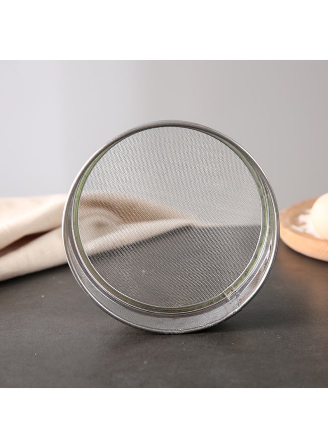 C & Sieve Flour Sieve Stainless Steel Roof Gong Sieve Screen Filter Screen Sieve Household Screen Baking Ultra-fine Drain Rice-Color:Default Items - Image 3