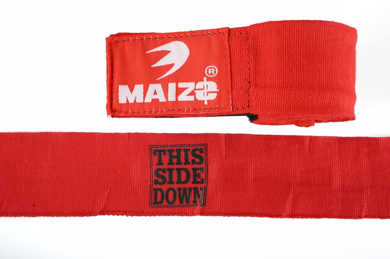 Maizo Stretchable Support Hand wrap, Workout/Boxing & Punching Great for MMA, Muay Thai, Martial Arts, Wrist Support for Adults (120, Red) - Image 5