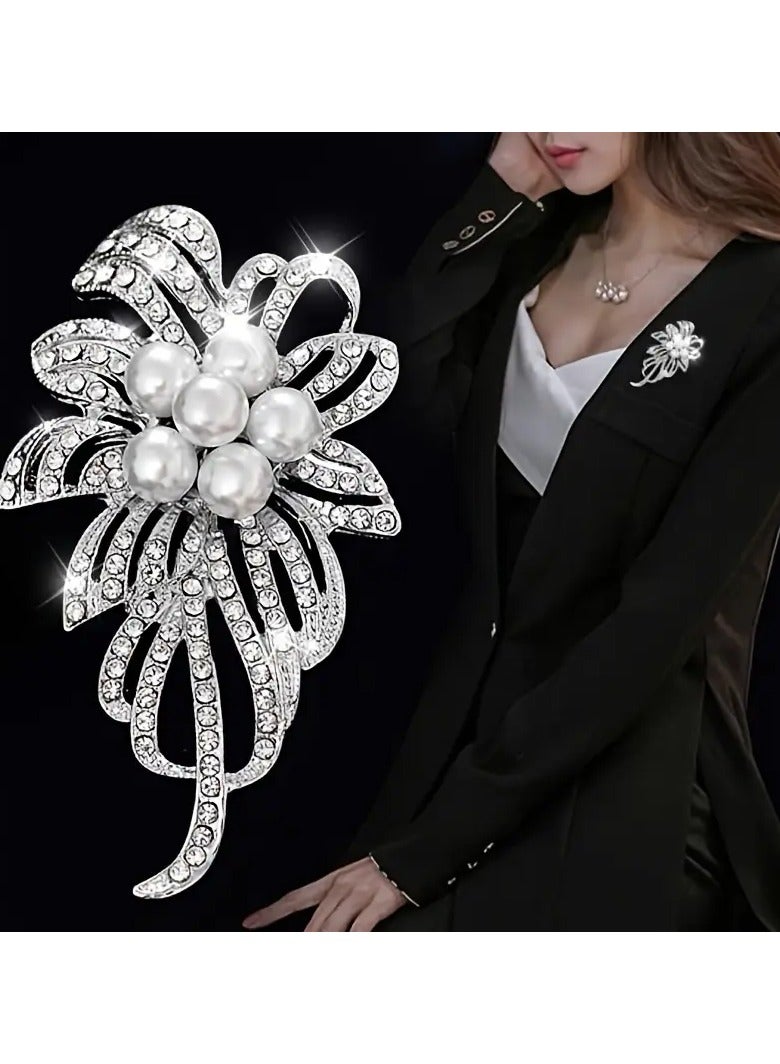 Goolsky Women's Elegant Exquisite Brooch Pin Female Party Wedding Luxury Flower Garment Ornament Gifts  - Image 5