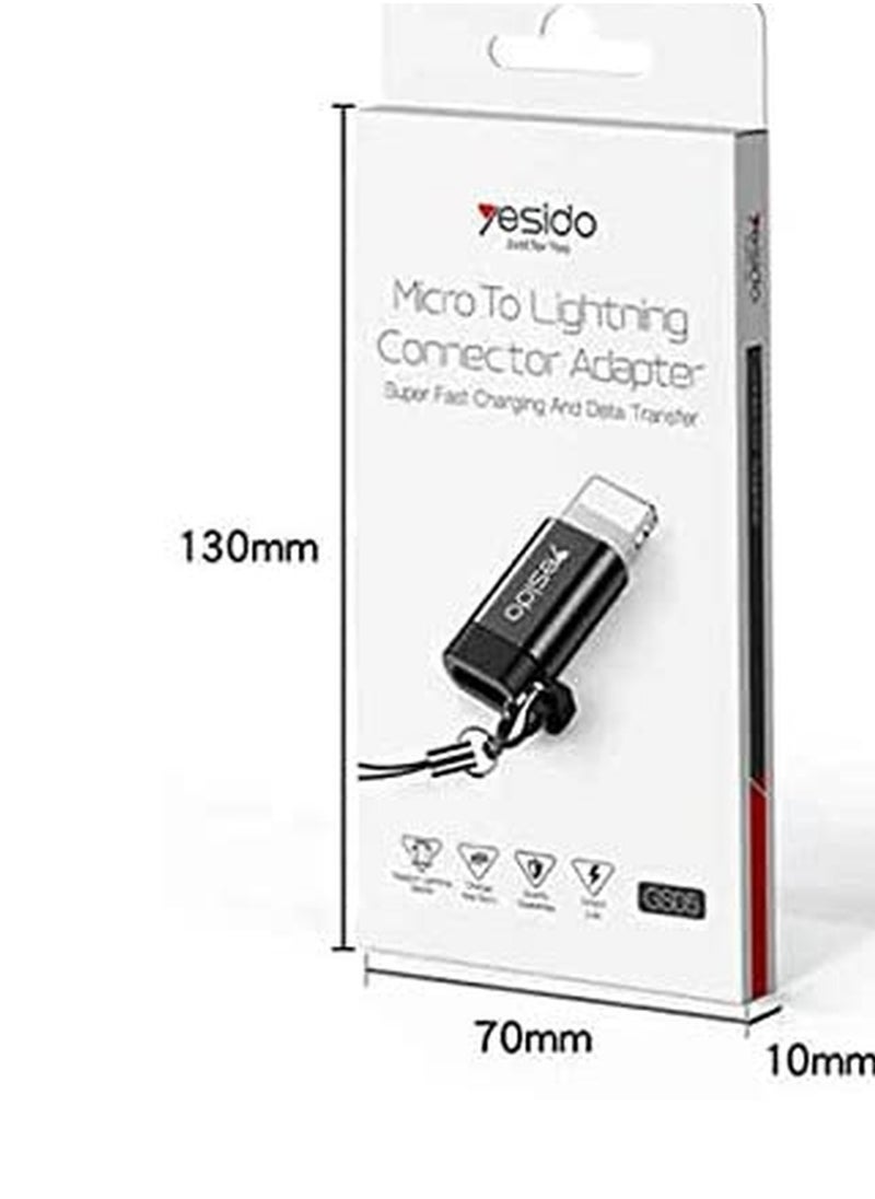 Yesido - Micro to Lightning Connector Adapter - Image 1