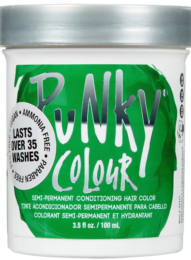 Punky Apple Green Semi Permanent Conditioning Hair Color, 3.5oz - Image 1