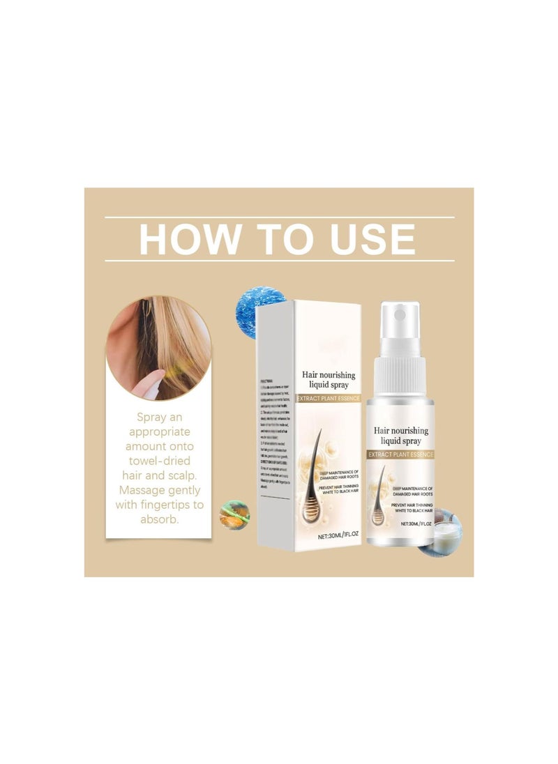 silvercnc - Hairrevive Biotin Spray,Herbal Biotin Spray,Hairrevive Biotin Spray Extract Plant Essence,Biotin Hair Growth Spray,Biotin Hair Growth Serum Spray (1PC) - Image 1