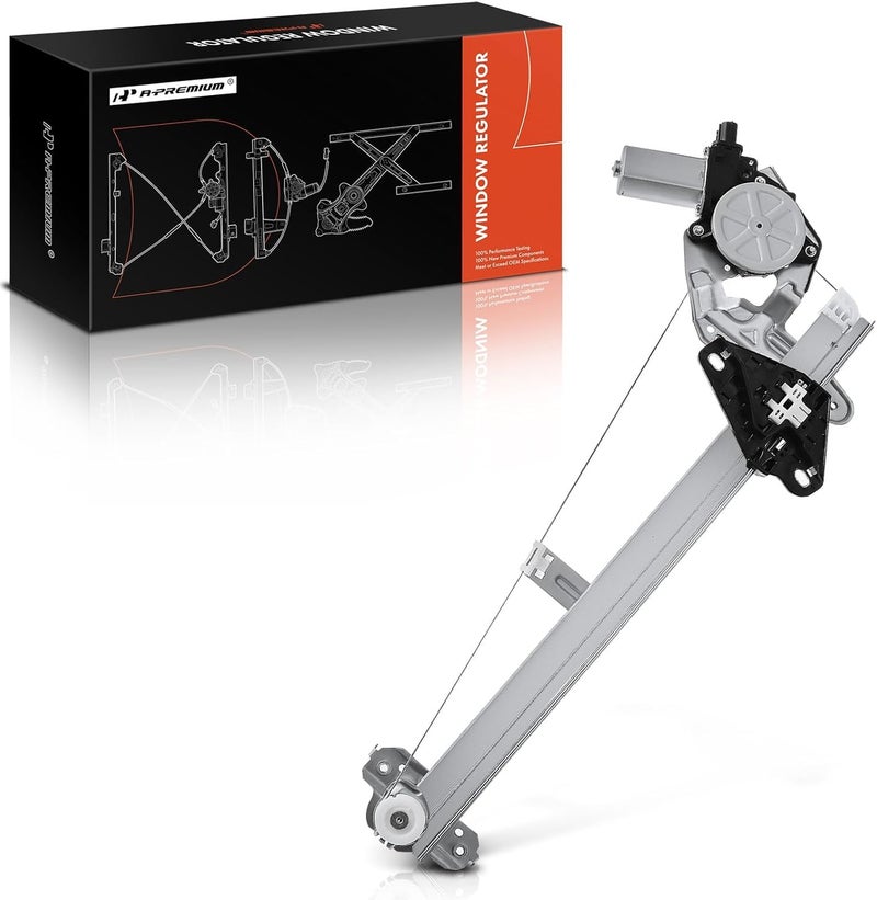 A-Premium Electric Power Window Regulator with Motor for Honda Fit 2009-2014 Front Passenger Side - Image 1