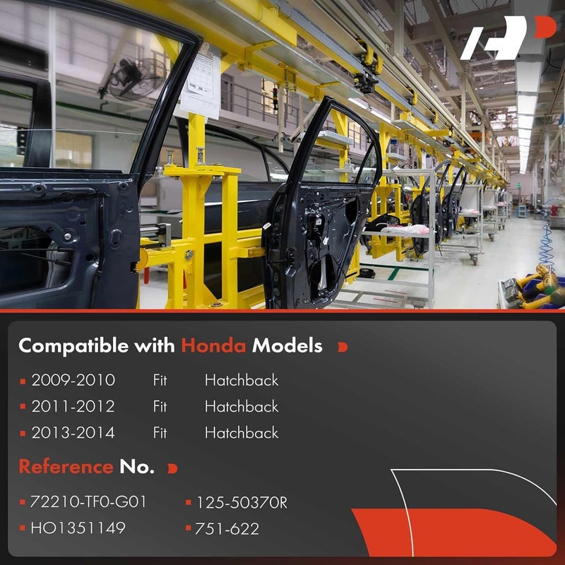 A-Premium Electric Power Window Regulator with Motor for Honda Fit 2009-2014 Front Passenger Side - Image 3