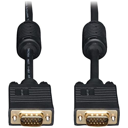 Tripp Lite VGA Coax Monitor Cable, High Resolution cable with RGB coax (HD15 M/M) 6-ft.(P502-006) - Image 1