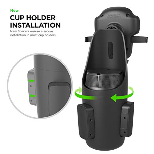 iOttie Easy One Touch 5 Cup Holder Mount - Universal Car Mount Phone Holder for iPhone, Google, Samsung, Moto, Huawei, Nokia, LG, and all other Smartphones - Image 4