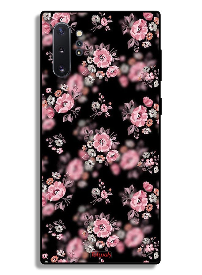 Tolwak Samsung Galaxy Note 10 Plus Protective Case Cover Portrait Flowers Pattern - Image 2