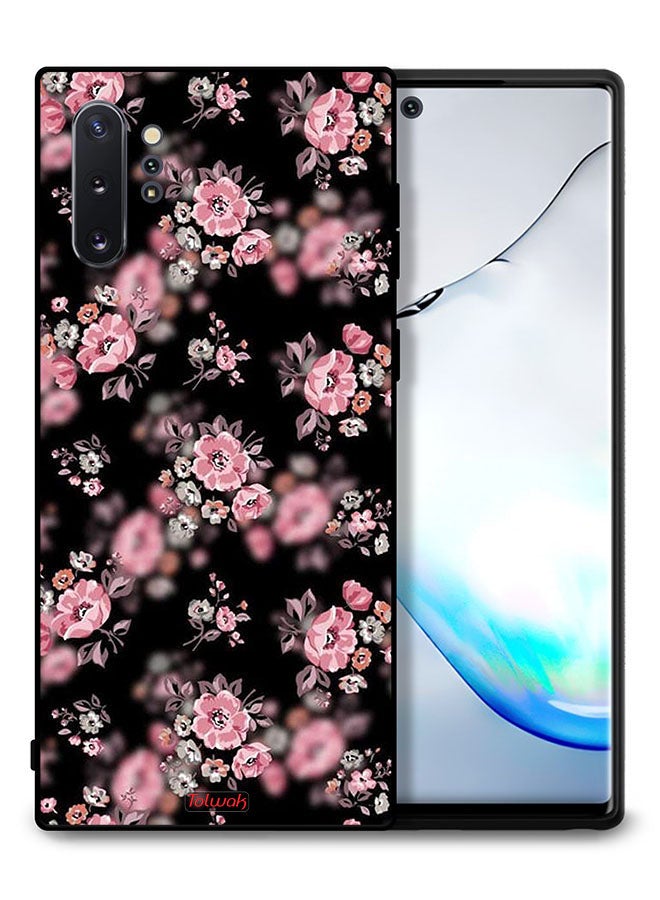 Tolwak Samsung Galaxy Note 10 Plus Protective Case Cover Portrait Flowers Pattern - Image 1