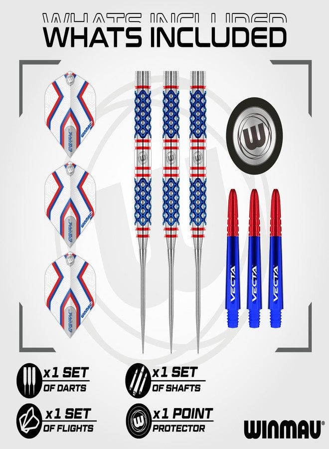 WINMAU Darts Epix 22g 90% Tungsten Steel Tip Darts Set with Dart Flights and Dart Shafts (Stems) - Image 2