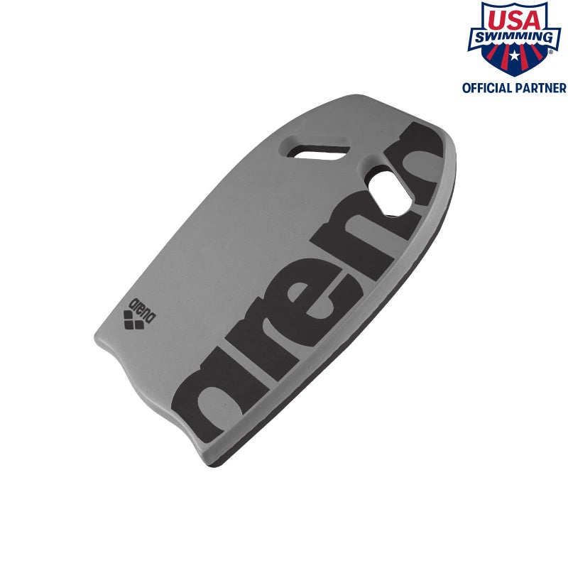 Arena Unisex Adult Swim Kickboard for Men and Women Swimming Training Aid Foam Boogie Board Pool Floats Exercise Equipment, Silver - Image 2