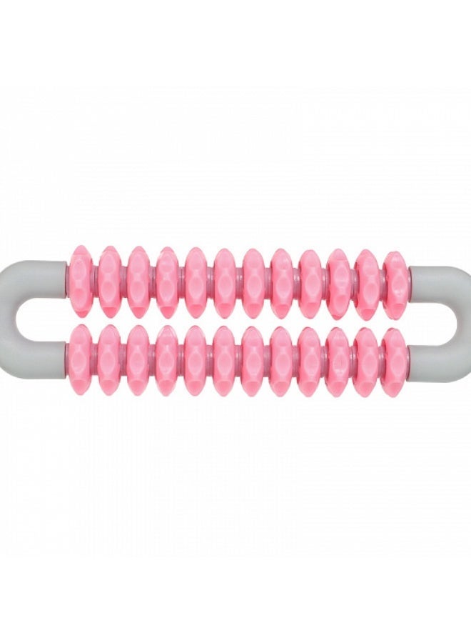 عصا تدليك العضلات مزدوجة الأسطوانات - أداة مساج يدوية لتخفيف آلام الظهر والساقين والرقبة - رولر للياقة البدنية واليوجا والاستشفاء العضلي - متوفرة بعدة ألوان. - Image 2