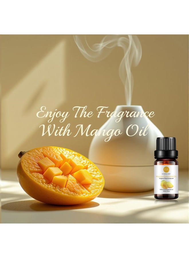 Rainbow Abby 2-Pack Mango Essential Oil, 100% Pure Organic Natural Aromatherapy Mango Oil for Diffuser, Massage, Yoga, Meditation - Image 2