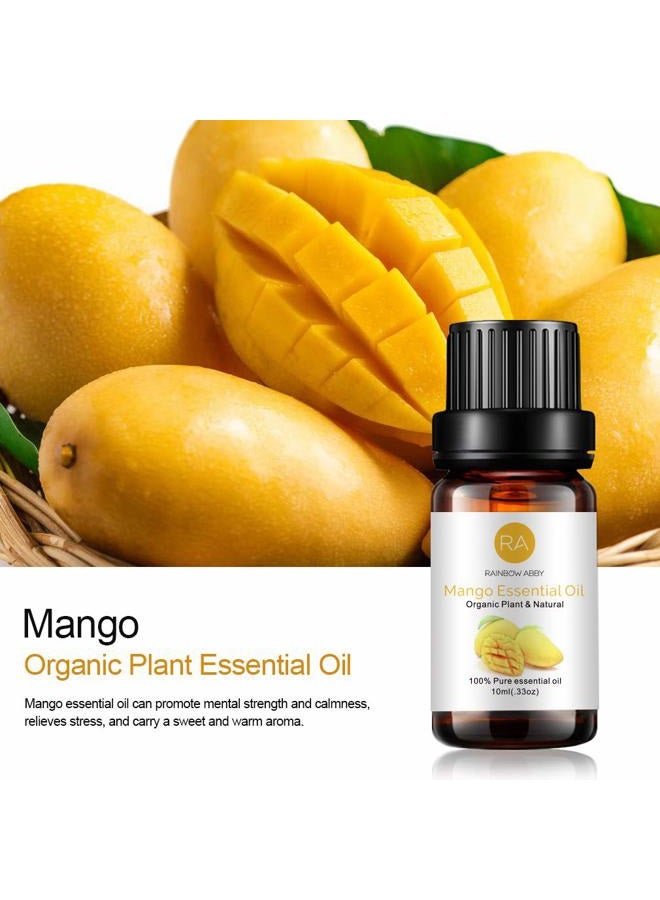 Rainbow Abby 2-Pack Mango Essential Oil, 100% Pure Organic Natural Aromatherapy Mango Oil for Diffuser, Massage, Yoga, Meditation - Image 4