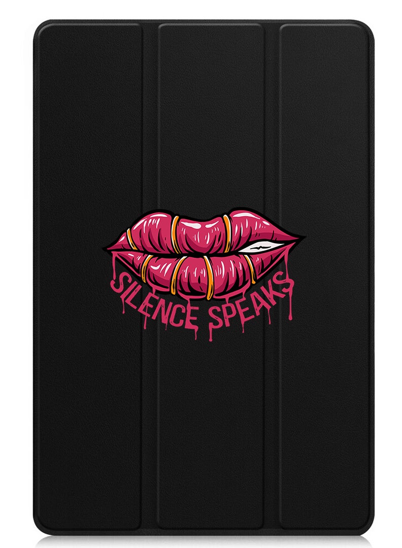 Theodor Protective Flip Case For Xiaomi Pad 7 & Xiaomi Pad 7 Pro With Trifold Stand Auto Wake Sleep Shockproof Cover - Silence Speaks - Image 1