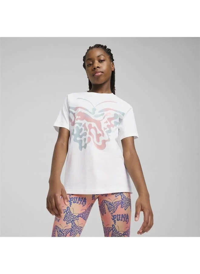 Butterfly Vibe Logo Tee Youth