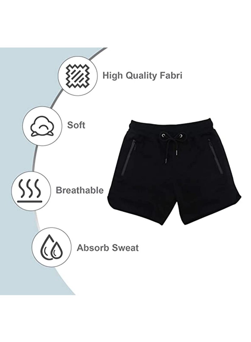 SOLARAE Men's Gym, Workout Shorts, Weightlifting, Squatting Short Fitted, Training Jogger with Pocket Quick Dry, Gym, Naturally breathable and Cool, Not Tight, Essential for Sports and Fitness XXL - Image 2