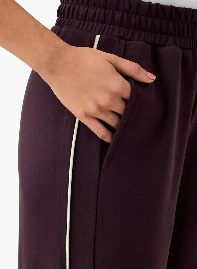 Splash Active  Women Regular Fit Joggers with Button Detail for Women | Best Price UAE