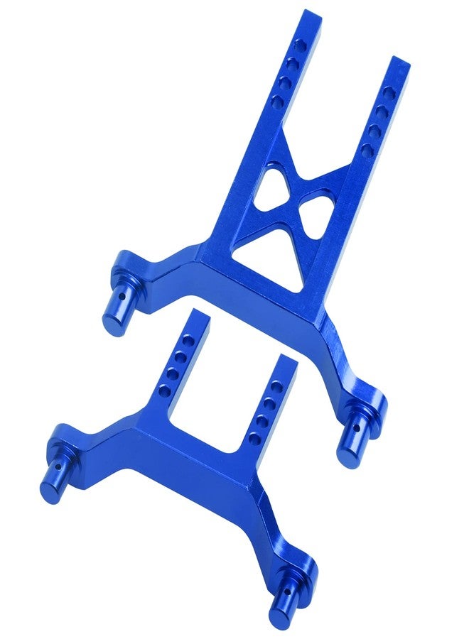 Hobbyfire Metal Aluminum Front & Rear Body Mounts Posts for 1/18 Traxxas LaTrax Teton SST, Replace Parts 7615 (Blue) - Image 3